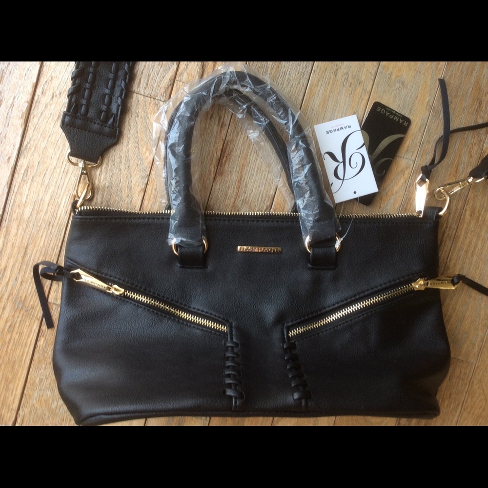 Rampage-Satchel with detachable cross-body strap